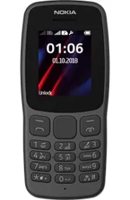 A picture of the Nokia 106 smartphone