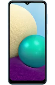 A picture of the Samsung Galaxy A02 smartphone