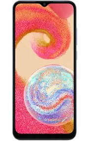 A picture of the Samsung Galaxy A04e smartphone