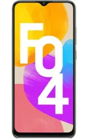A picture of the Samsung Galaxy F04 smartphone
