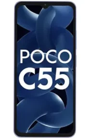 A picture of the Poco C55 smartphone