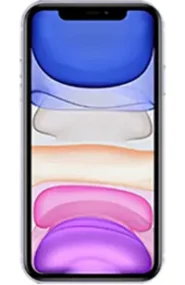 A picture of the iPhone 11 smartphone