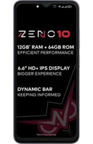 A picture of the itel Zeno 10 smartphone